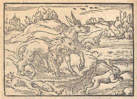 Phryx Aesopus Habitu Poetico, by
                          Hieronymus Osius, 1574